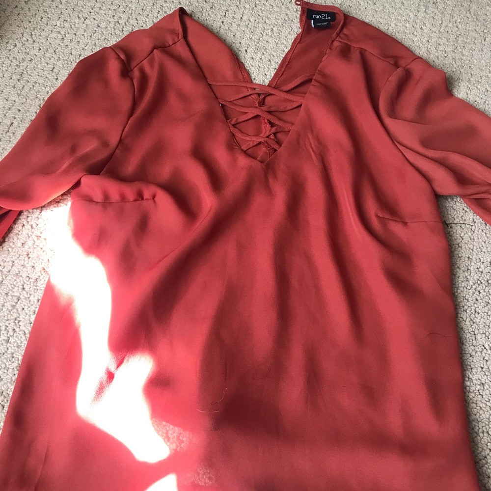 Rust blouse